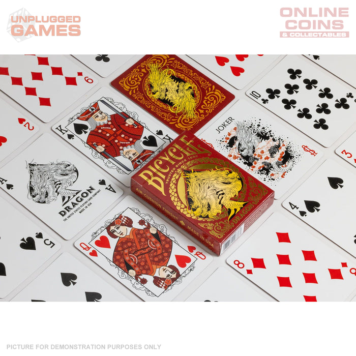 Bicycle Red Dragon Playing Cards