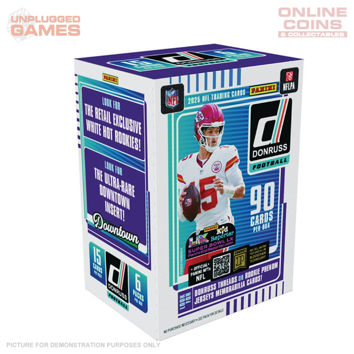 Panini Donruss 2025 NFL Football Trading Card - Blaster Box