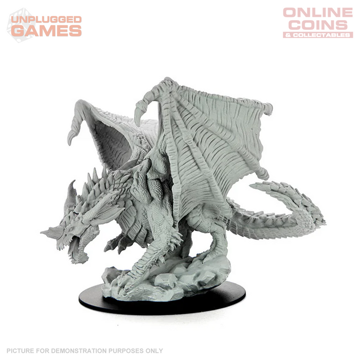 D&D Nolzurs Marvelous Unpainted Miniatures Young Blue Dragon