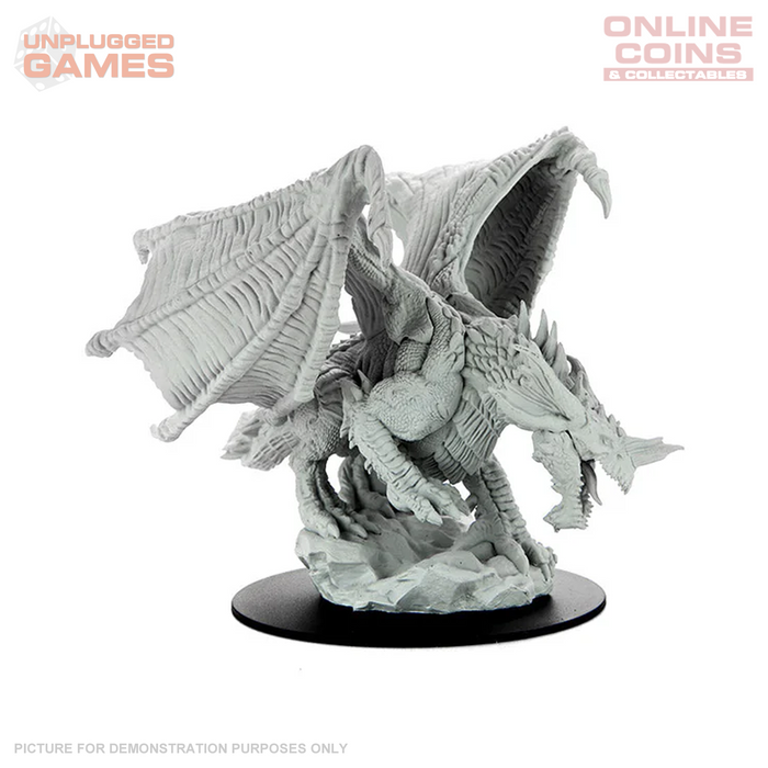 D&D Nolzurs Marvelous Unpainted Miniatures Young Blue Dragon