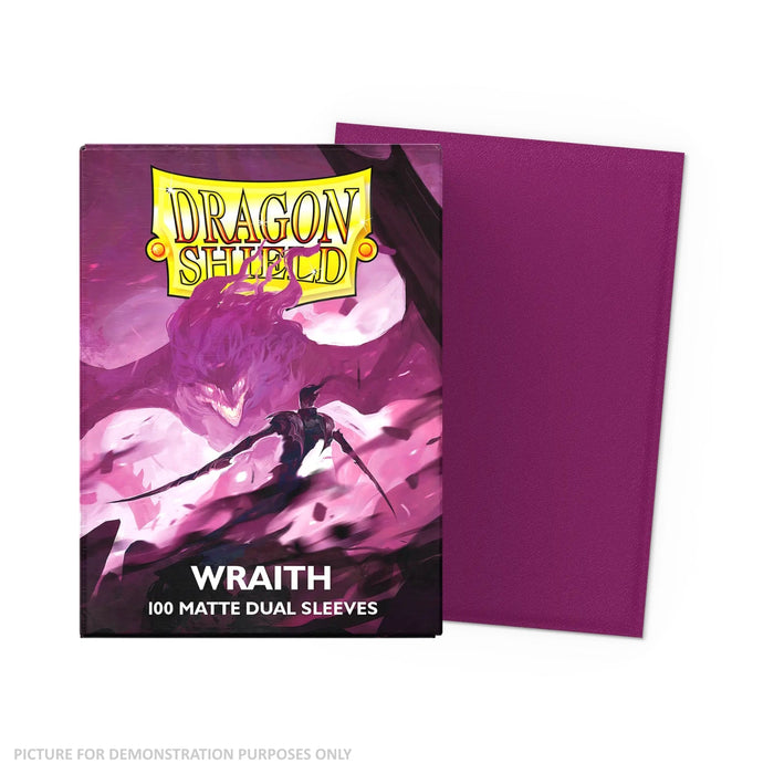 Dragon Shield 100 Standard Size Card DUEL Sleeves - Matte Wraith