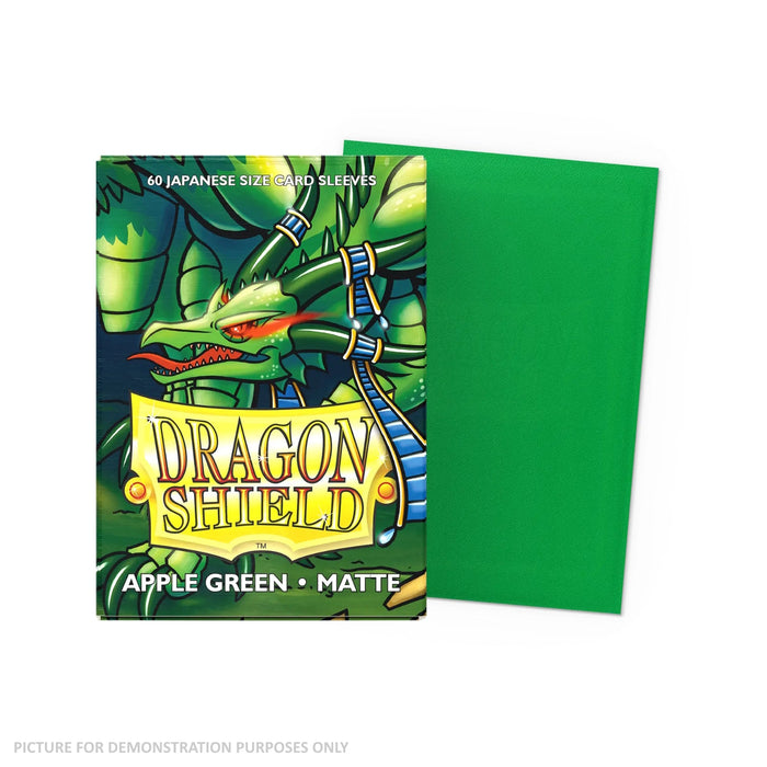 Dragon Shield 60 Japanese Size Card Sleeves - Matte Apple Green
