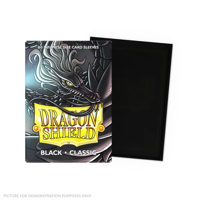 Dragon Shield 60 Japanese Size Card Sleeves - Classic Black