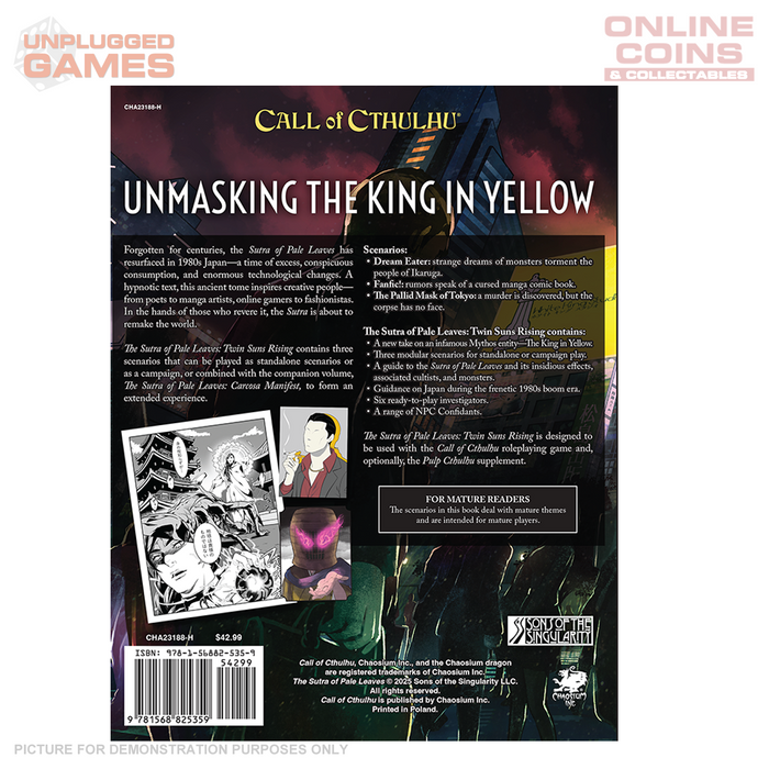 Call of Cthulhu RPG - The Sutra of Pale Leaves - Twin Suns Rising