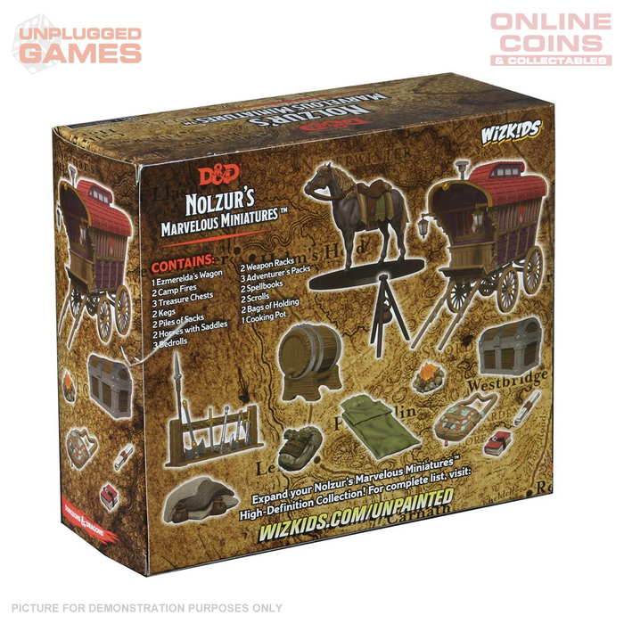D&D Nolzurs Marvelous Unpainted Miniatures Adventurers Campsite