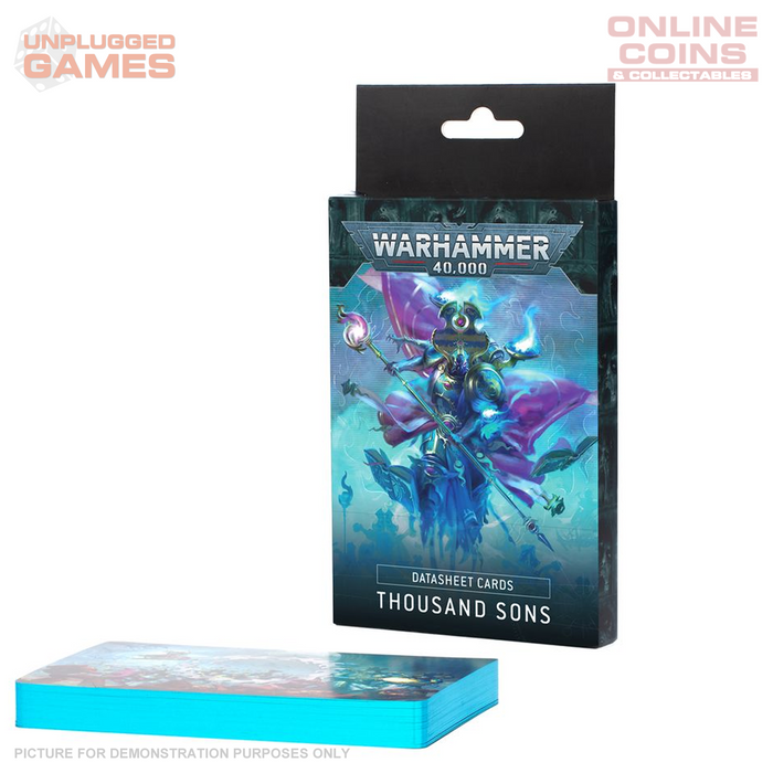 Warhammer 40000 - Thousand Sons - Data Sheet Cards