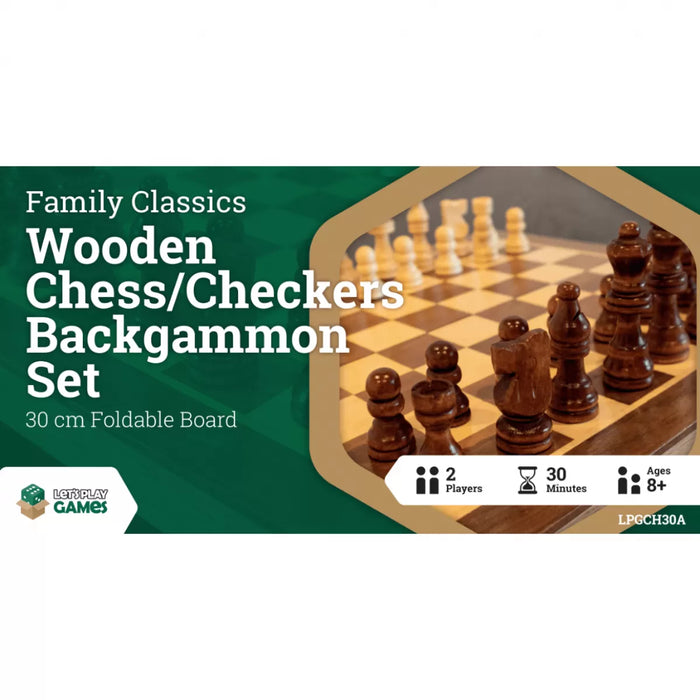 LPG Chess/Checkers/Backgammon 30cm