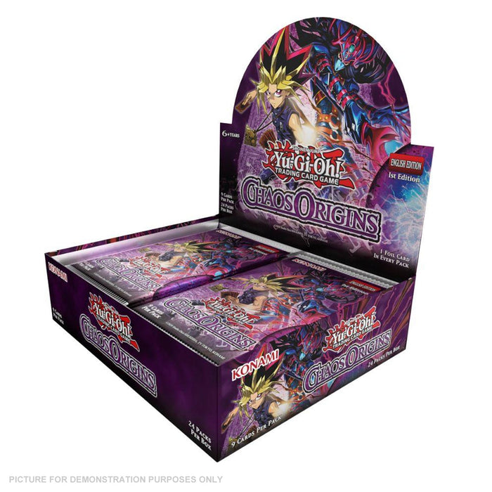 Yu-Gi-Oh! – Chaos Origins SEALED Booster (Box of 24 Packs)