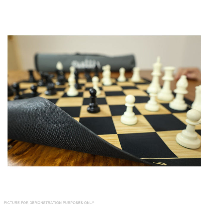 LPG Classics Club Chess Set - Black Woodgrain