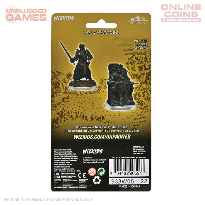 Wizkids Deep Cuts Unpainted Miniatures Dead Warlord