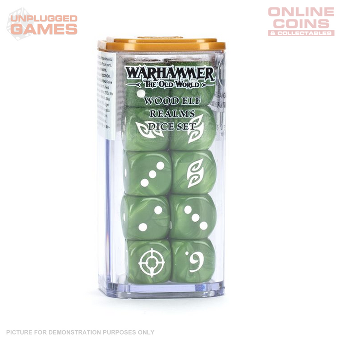 Warhammer The Old World - Wood Elf Realms - Dice Set