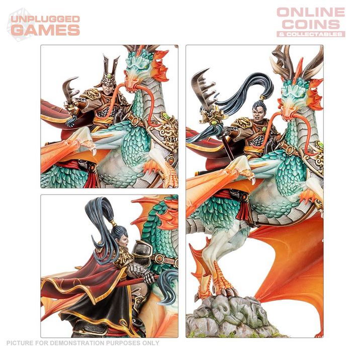 Warhammer The Old World - Shugengan Lord on Great Spirit Longmar