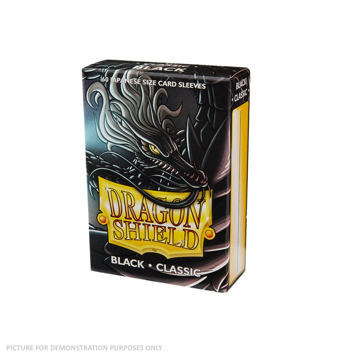 Dragon Shield 60 Japanese Size Card Sleeves - Classic Black