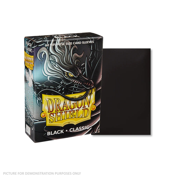 Dragon Shield 60 Japanese Size Card Sleeves - Classic Black