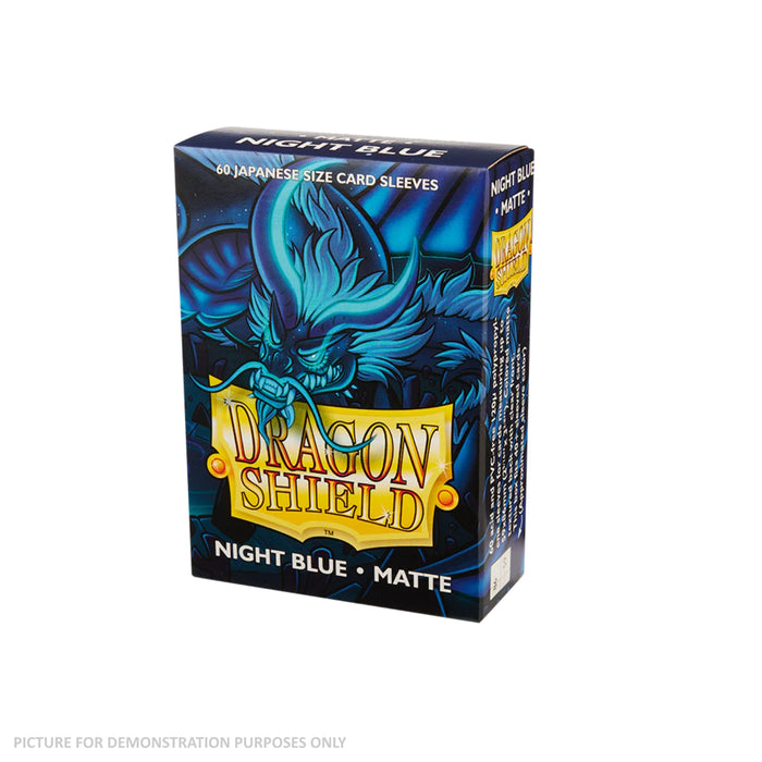 Dragon Shield 60 Japanese Size Card Sleeves - Matte Night Blue