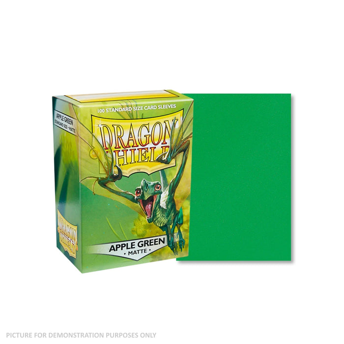 Dragon Shield 100 Standard Size Card Sleeves - Matte Apple Green