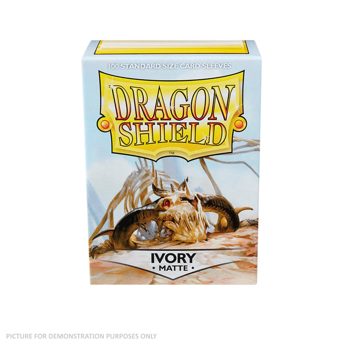 Dragon Shield 100 Standard Size Card Sleeves - Matte Ivory