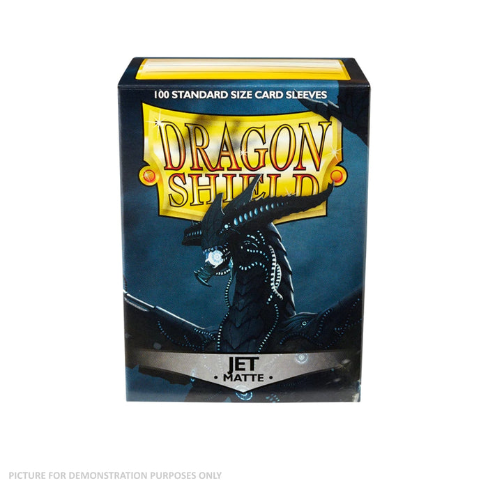 Dragon Shield 100 Standard Size Card Sleeves - Matte Jett