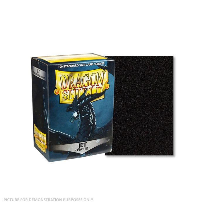 Dragon Shield 100 Standard Size Card Sleeves - Matte Jett