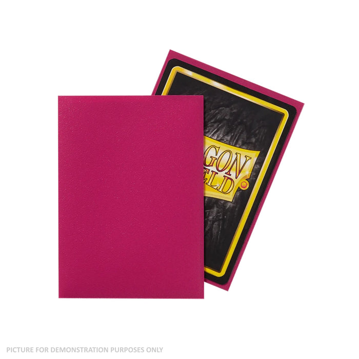 Dragon Shield 100 Standard Size Card Sleeves - Matte Magenta