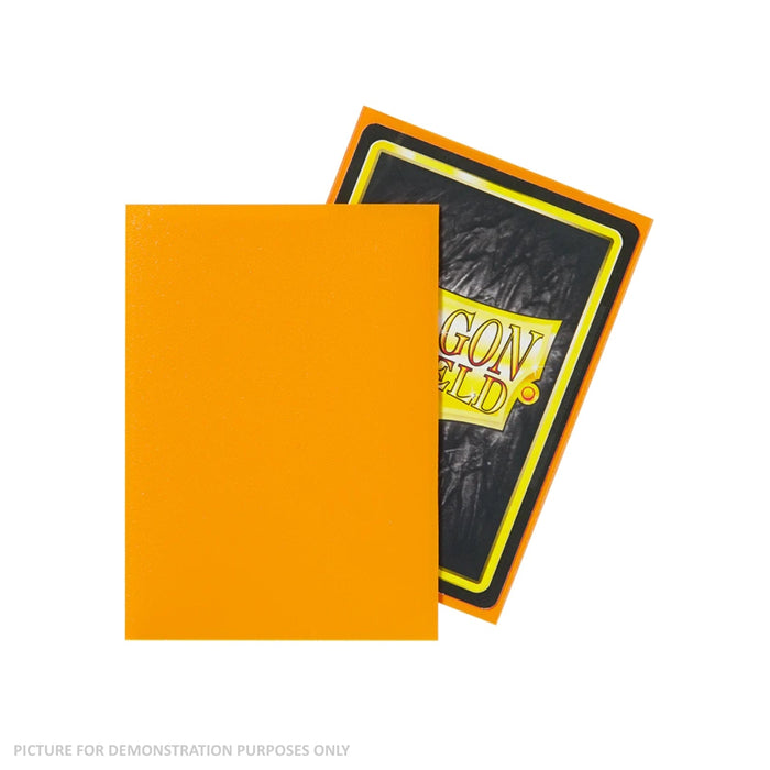 Dragon Shield 100 Standard Size Card Sleeves - Matte Orange