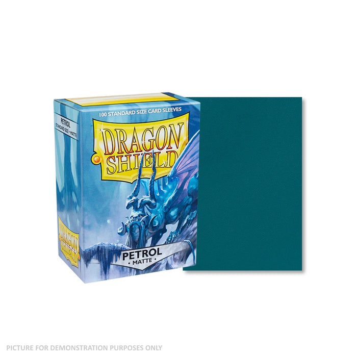 Dragon Shield 100 Standard Size Card Sleeves - Matte Petrol