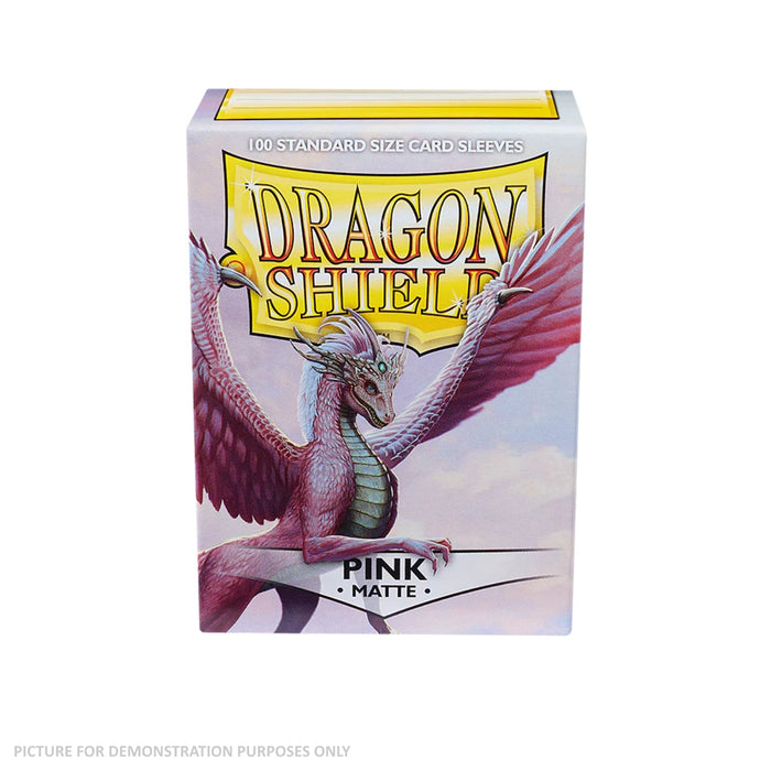 Dragon Shield 100 Standard Size Card Sleeves - Matte Pink