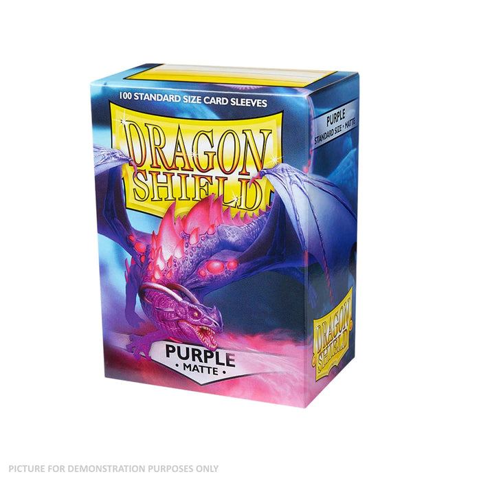 Dragon Shield 100 Standard Size Card Sleeves - Matte Purple