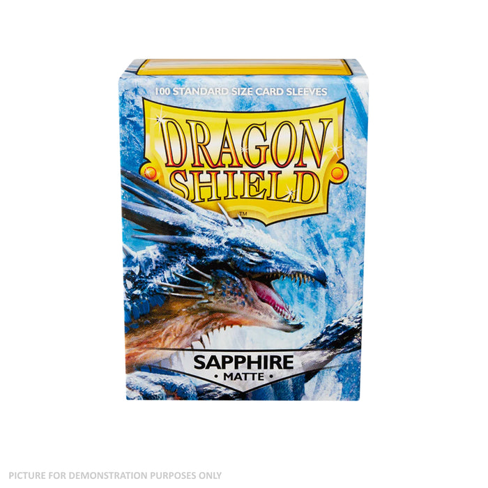 Dragon Shield 100 Standard Size Card Sleeves - Matte Sapphire
