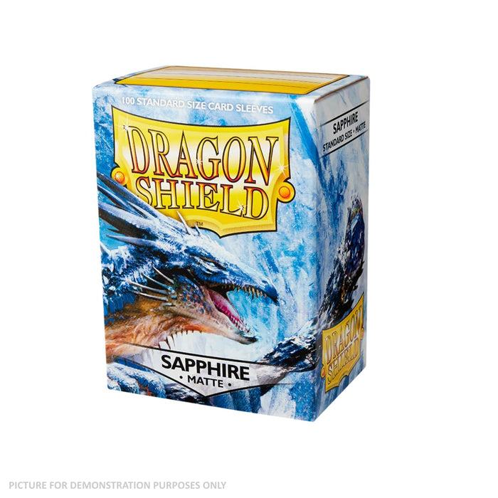 Dragon Shield 100 Standard Size Card Sleeves - Matte Sapphire