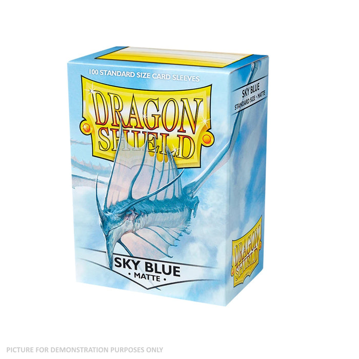 Dragon Shield 100 Standard Size Card Sleeves - Matte Sky Blue