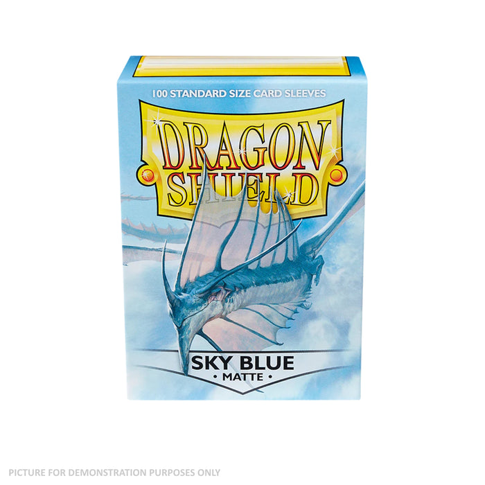 Dragon Shield 100 Standard Size Card Sleeves - Matte Sky Blue
