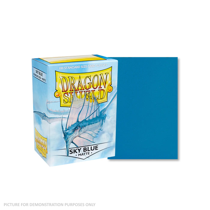 Dragon Shield 100 Standard Size Card Sleeves - Matte Sky Blue