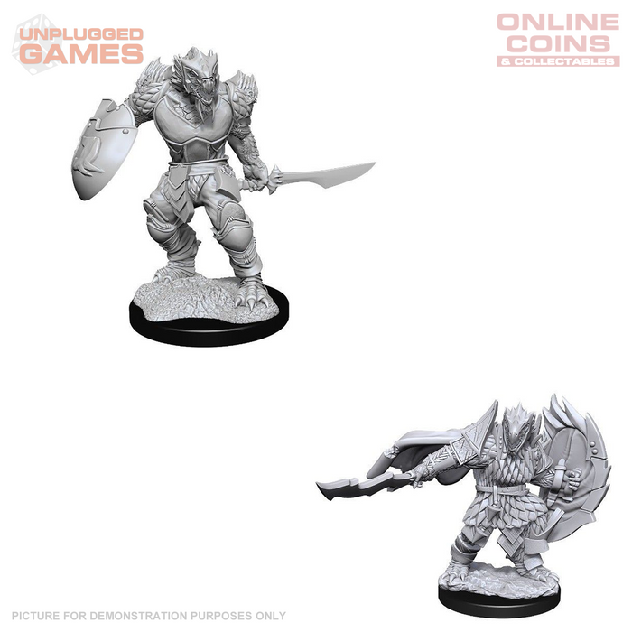 D&D Nolzurs Marvelous Unpainted Miniatures - Dragonborn Fighter Male