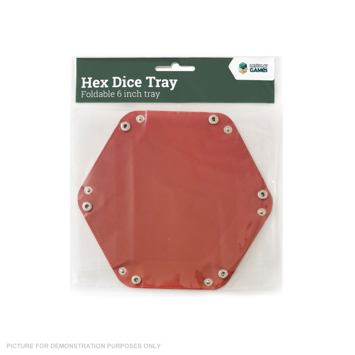 LPG Hex Dice Tray - 6" Red