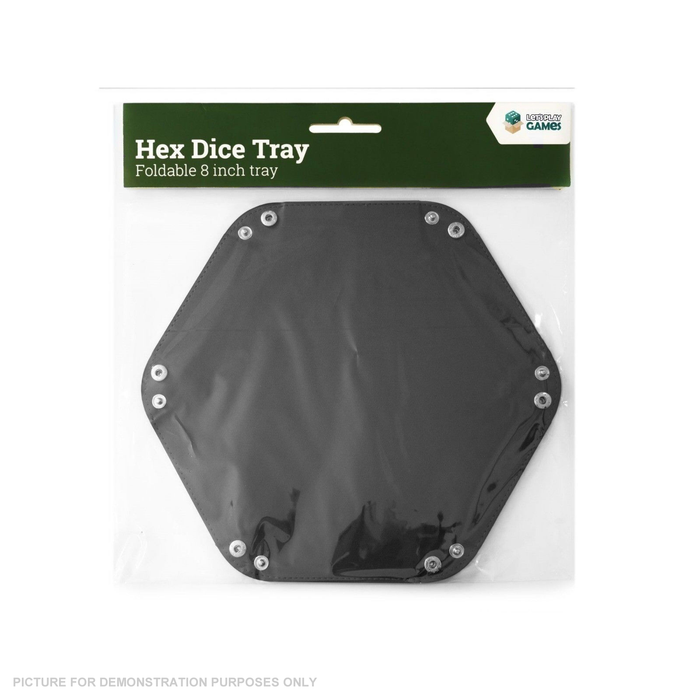 LPG Hex Dice Tray - 8" Black