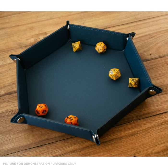LPG Hex Dice Tray - 8" Blue