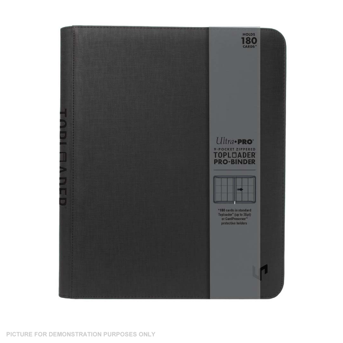 UltraPro 9-Pocket Zippered Toploader Premium PRO-Binder