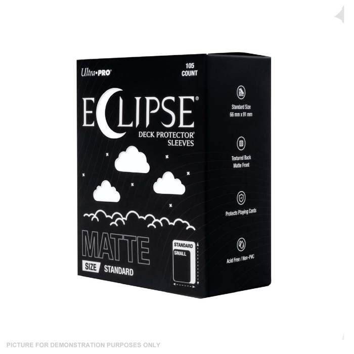 Ultra Pro - ECLIPSE Matte Standard DECK PROTECTOR Sleeves: Arctic White - 105ct