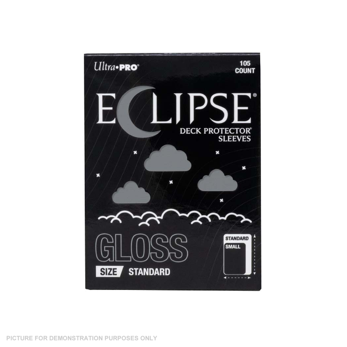 Ultra Pro - ECLIPSE Gloss Standard DECK PROTECTOR Sleeves: Smoke Grey - 105ct