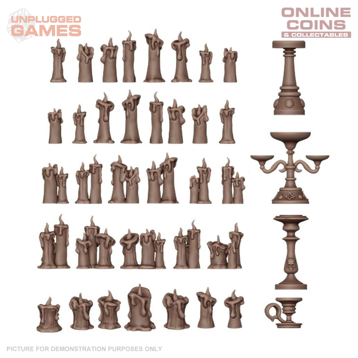 AK Interactive - Basing Bits - Candles - 73 Pieces