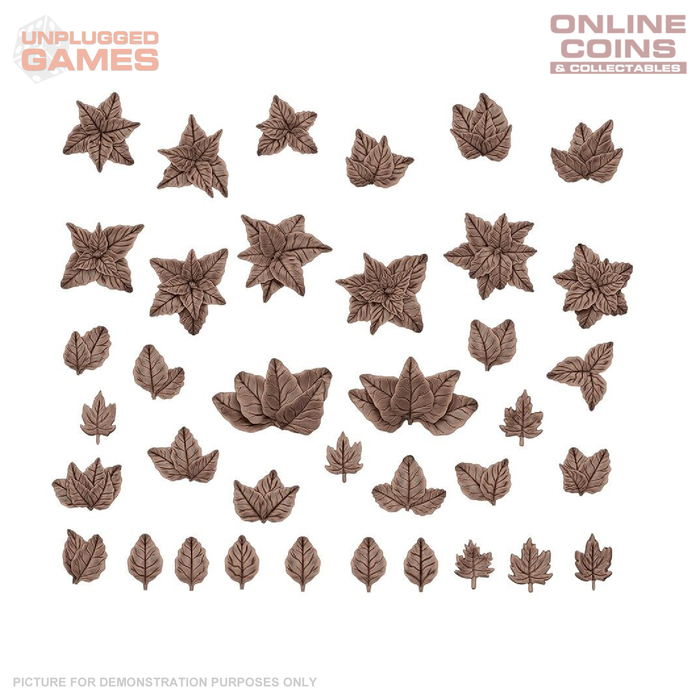AK Interactive - Basing Bits - Forest Leaves - 35 Pieces