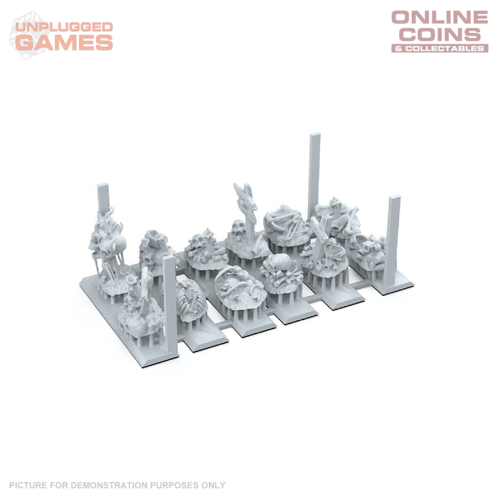 AK Interactive - Basing Bits - Bones Remains - 12 Pieces