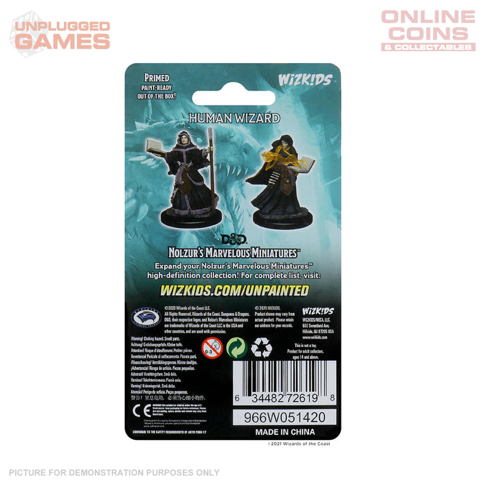 Dungeons and Dragons Nolzurs Marvelous Unpainted Miniatures Human Female Wizard
