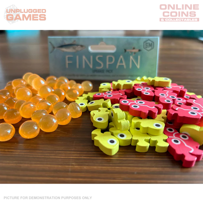 Finspan Upgrade Pack (Wooden Tokens & Squishy Eggs)