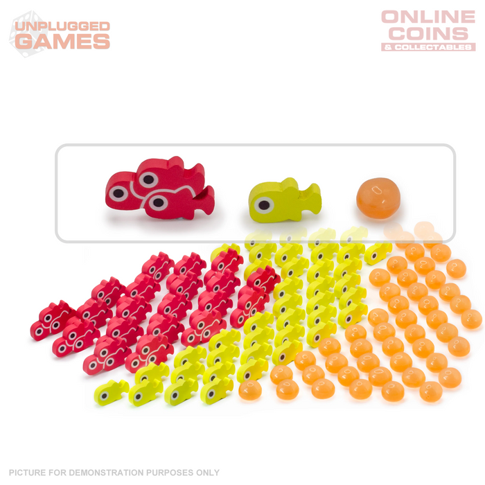 Finspan Upgrade Pack (Wooden Tokens & Squishy Eggs)