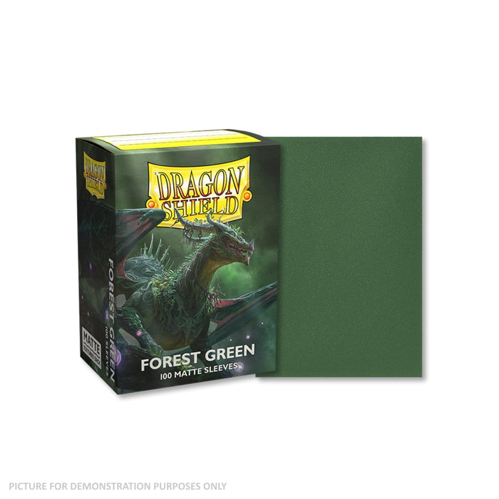 DRAGON SHIELD - MATTE Standard Card Sleeves FOREST GREEN Pack of 100