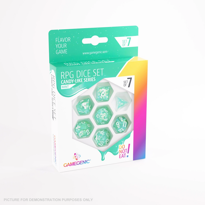 Gamegenic Candy-like Series - Mint - RPG Dice Set (7pcs)