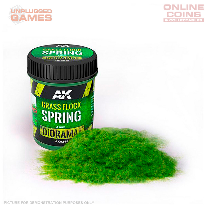 AK Interactive - Vegetation - Grass Flock 2mm Spring