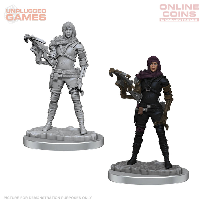 WizKids Deep Cuts Unpainted Miniatures - Human Rogue